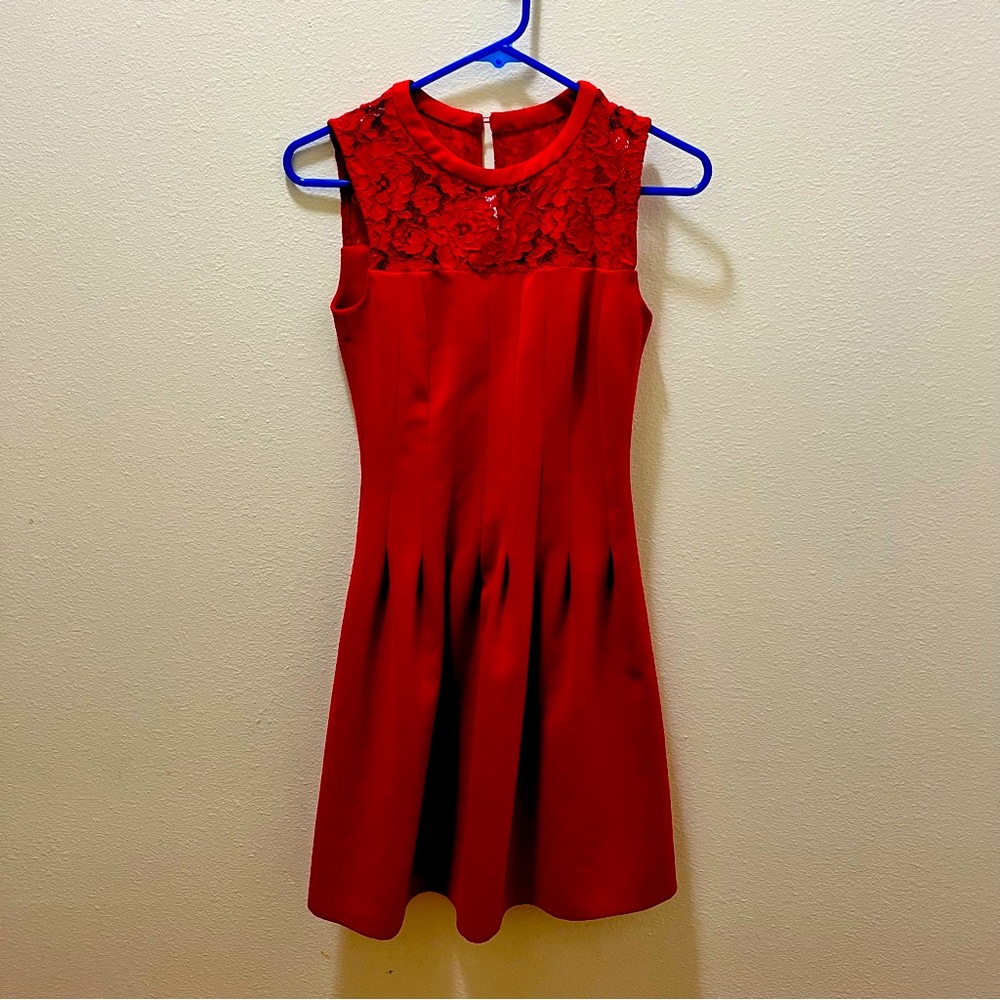 H&M Red Sleeveless Dress